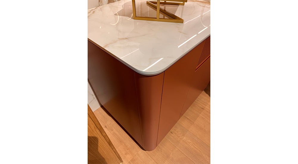 eurocucina curved countertop