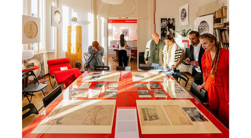 touring fondazione albini during la notte bianca del progetto milano