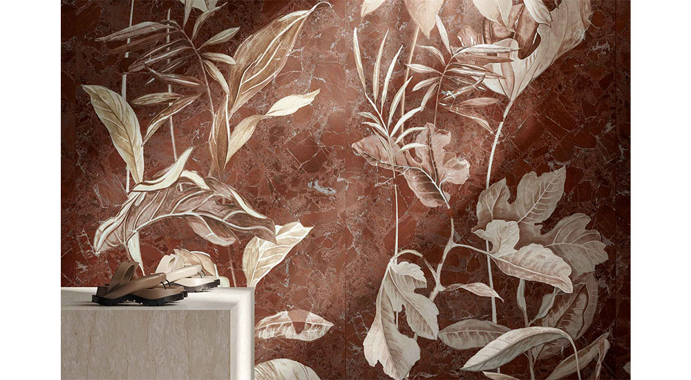 naxos art floral tile
