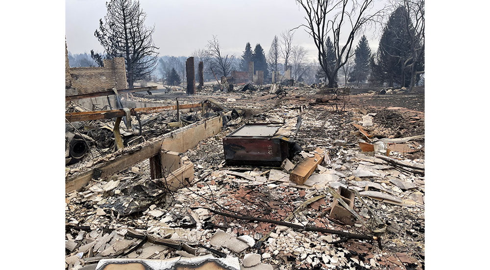 burned house Marshall fire rebuilding after catastrophe