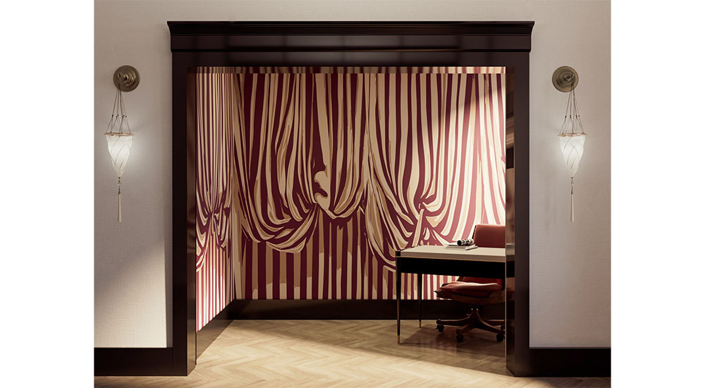 spaghettiwall circus wallpaper