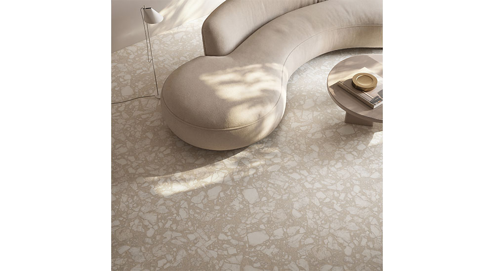 terrazzo floor tile