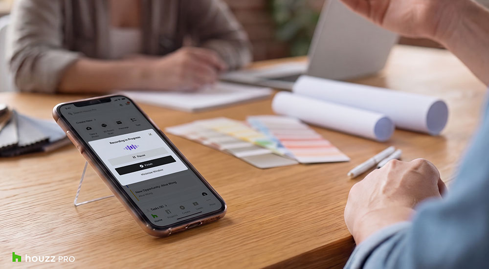 Houzz Pro Mobile Capabilities