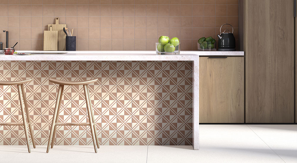 Durstone small-format porcelain ceramics Sunset