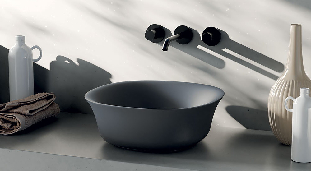 Hastings Bath Collection Italian-Made Vessel Sinks Flut