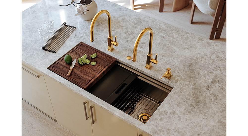 Culinario 50-in. Stainless Steel Chef Workstation Sink