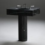 Sherle Wagner Stonework Collection Strata Pedestal