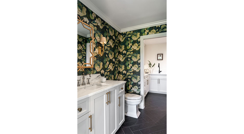 bathroom with tile floor