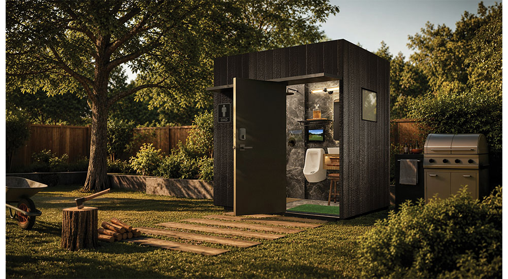 moen fathers day port-a-suite exterior