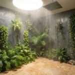 sensory shower in bath AdobeStock_Katsiaryna