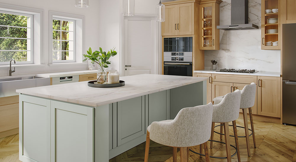 NorthPoint Cabinetry Sage Green Accent Color