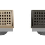 QM Drain Champagne and Luxe Gray Finishes