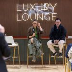 Designers talking about AI at the luxury lounge during KBIS 2026