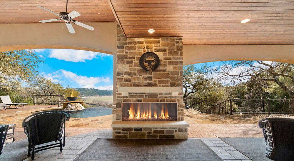 Stellar by Heat & Glo Endulge Outdoor Open Hearth Fireplace