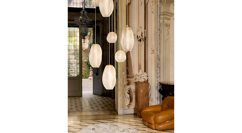 Lalique Alizé Lighting Collection ceiling lamp