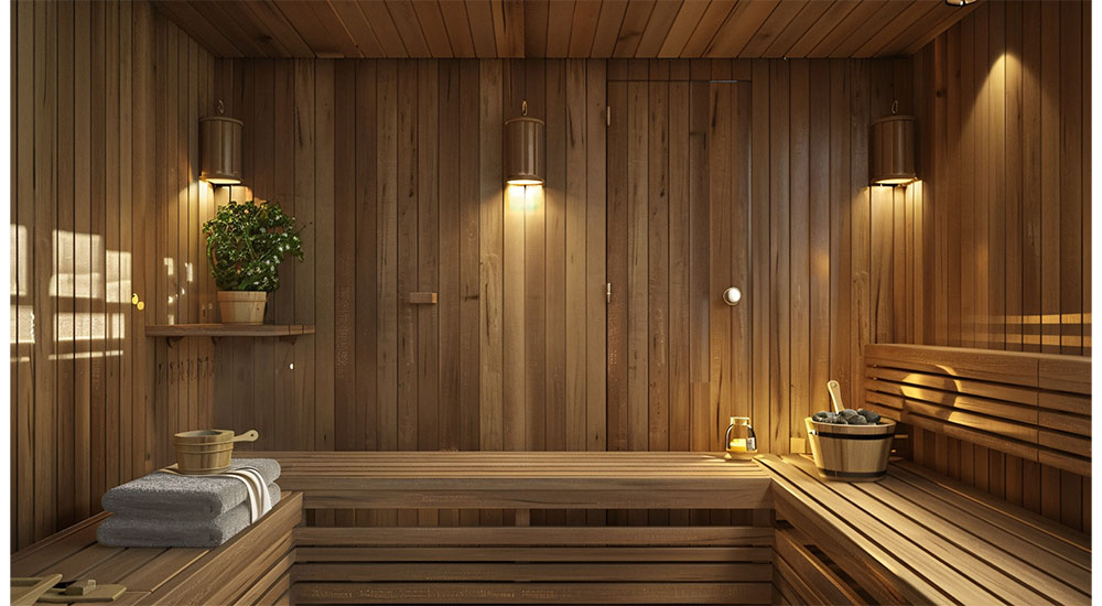 home saunas wooden interior