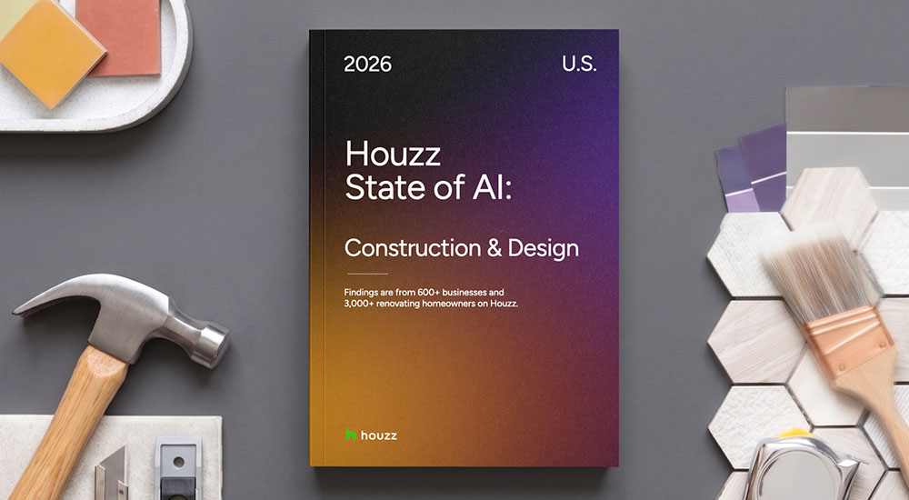 2026 U.S. Houzz State of AI in Construction and Design Report,