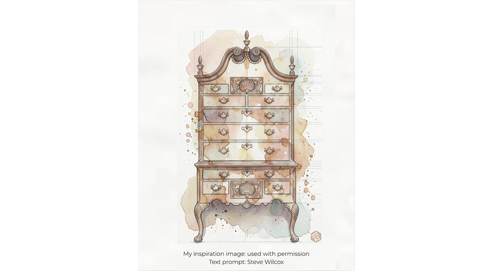 AI highboy render