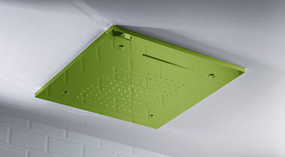 Flusso Kitchen & Bath Cascade Flush-Mount Rainhead