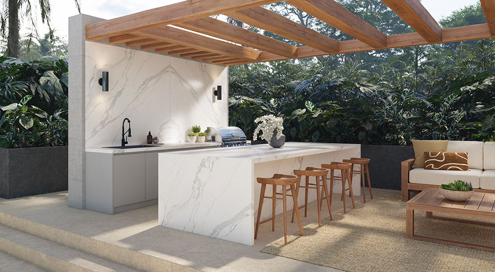 LX Hausys Teracanto Porcelain Collection Bookmatching