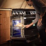 luxury kitchen appliances range with two ovens