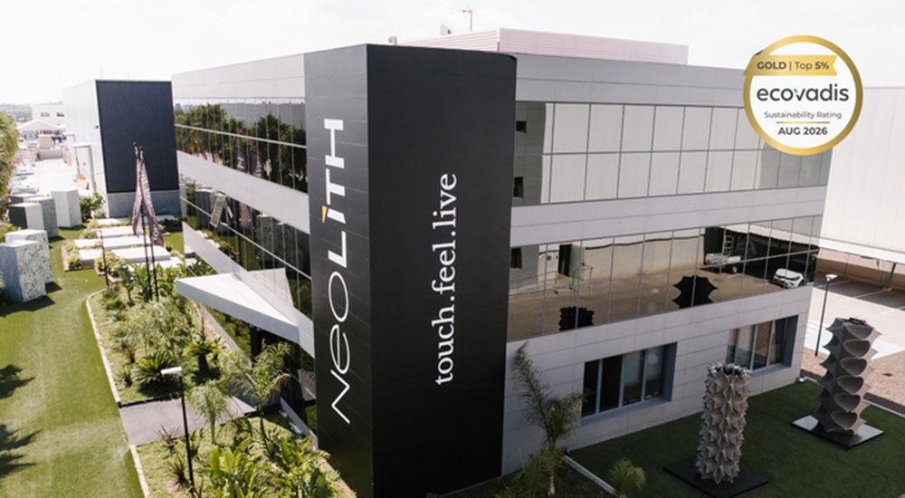 Neolith EcoVadis Gold Medal Fifth Consecutive Year