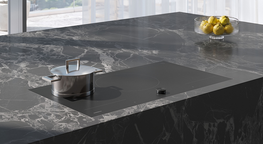 Gaggenau Matte Black Glass Finish for Induction Cooktops