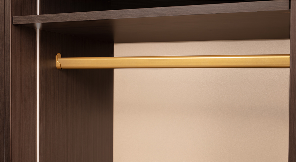 Hardware Resources Gold Tone Closet Rods and Brackets