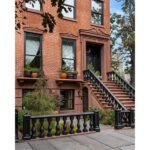 brick townhouse exterior