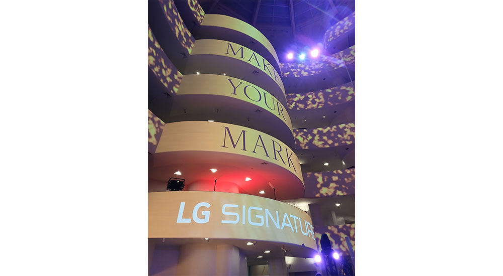 lg signature appliance launch at guggenheim