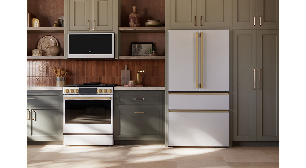 lg signature tailored appliance oven refrigerator and microwave