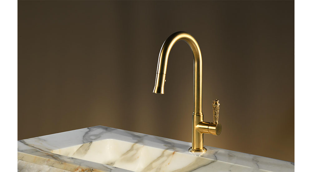 sherle wagner acanthus kitchen faucet