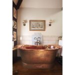 victorian bathroom copper tub